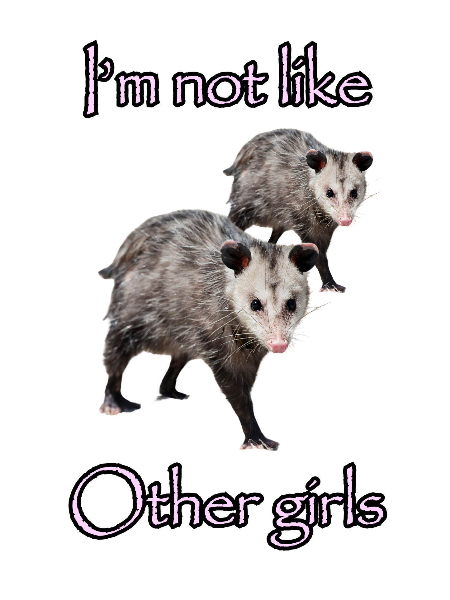 I'm Not Like Other Girls tank