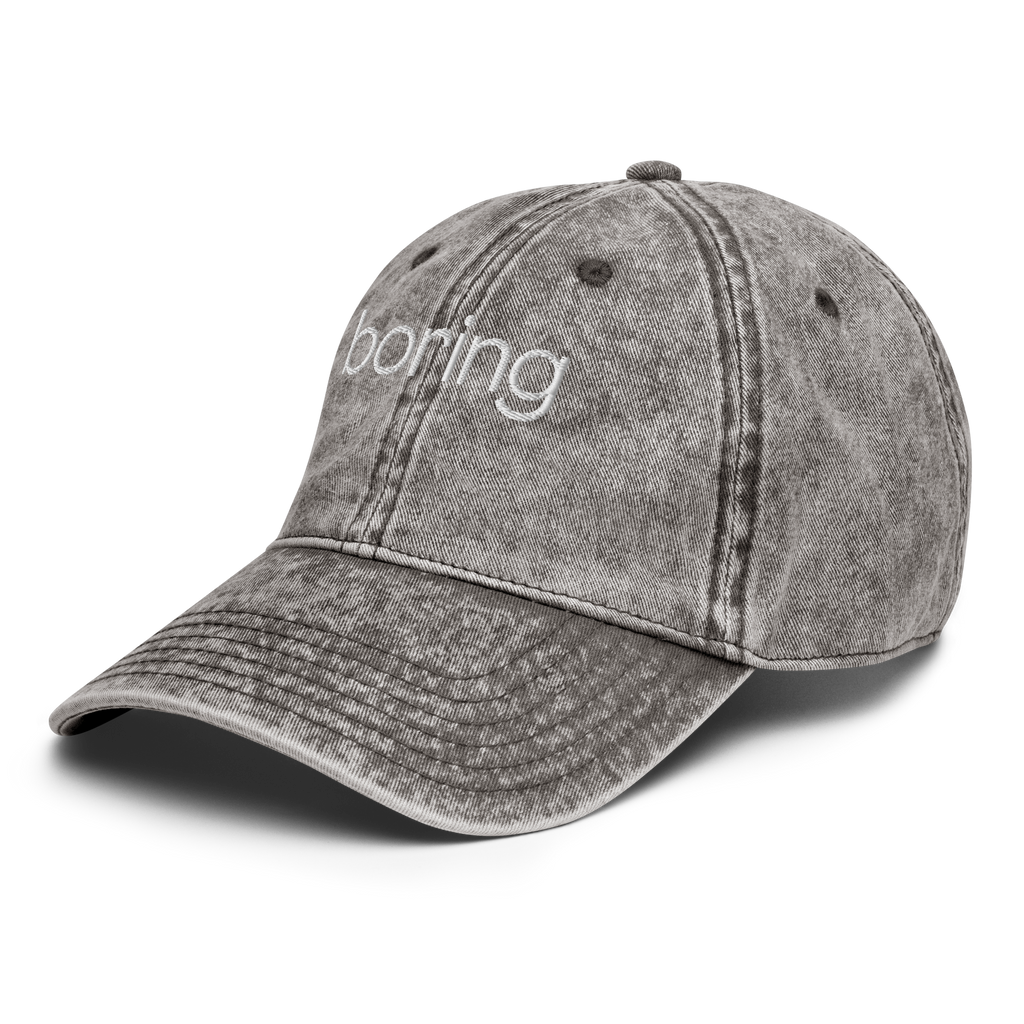 Boring dad hat