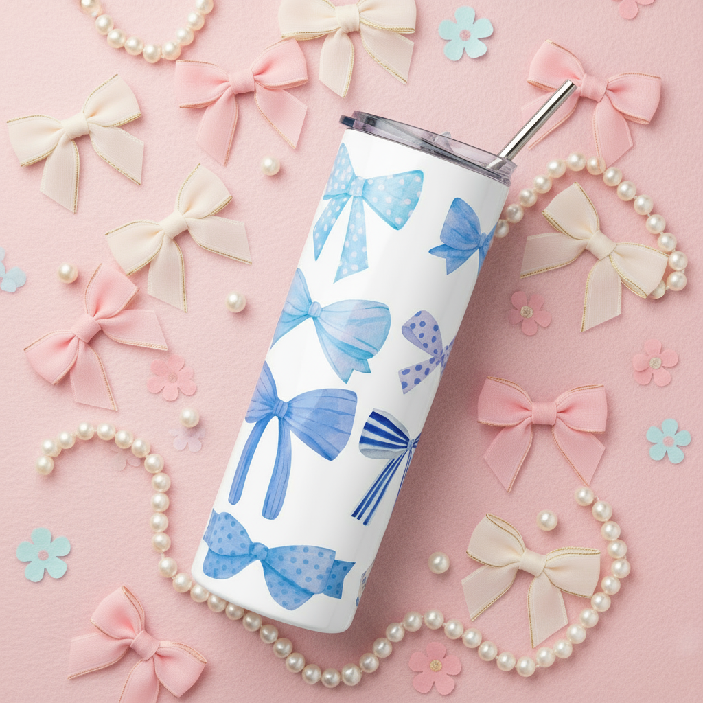 Collection Heading Banner with Tumbler and Bows