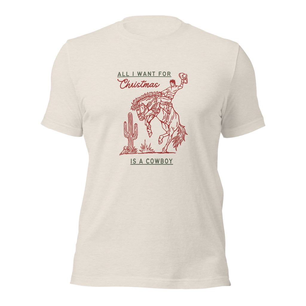 Cowboy Christmas tee