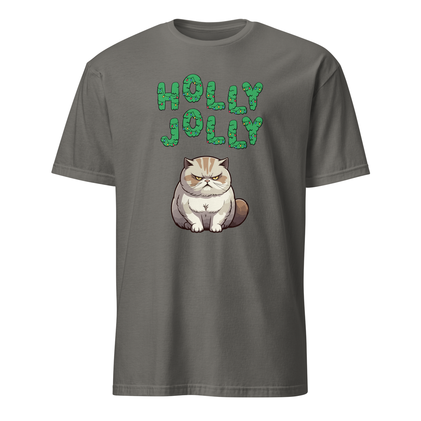 Holly Jolly Grumpy Cat tee