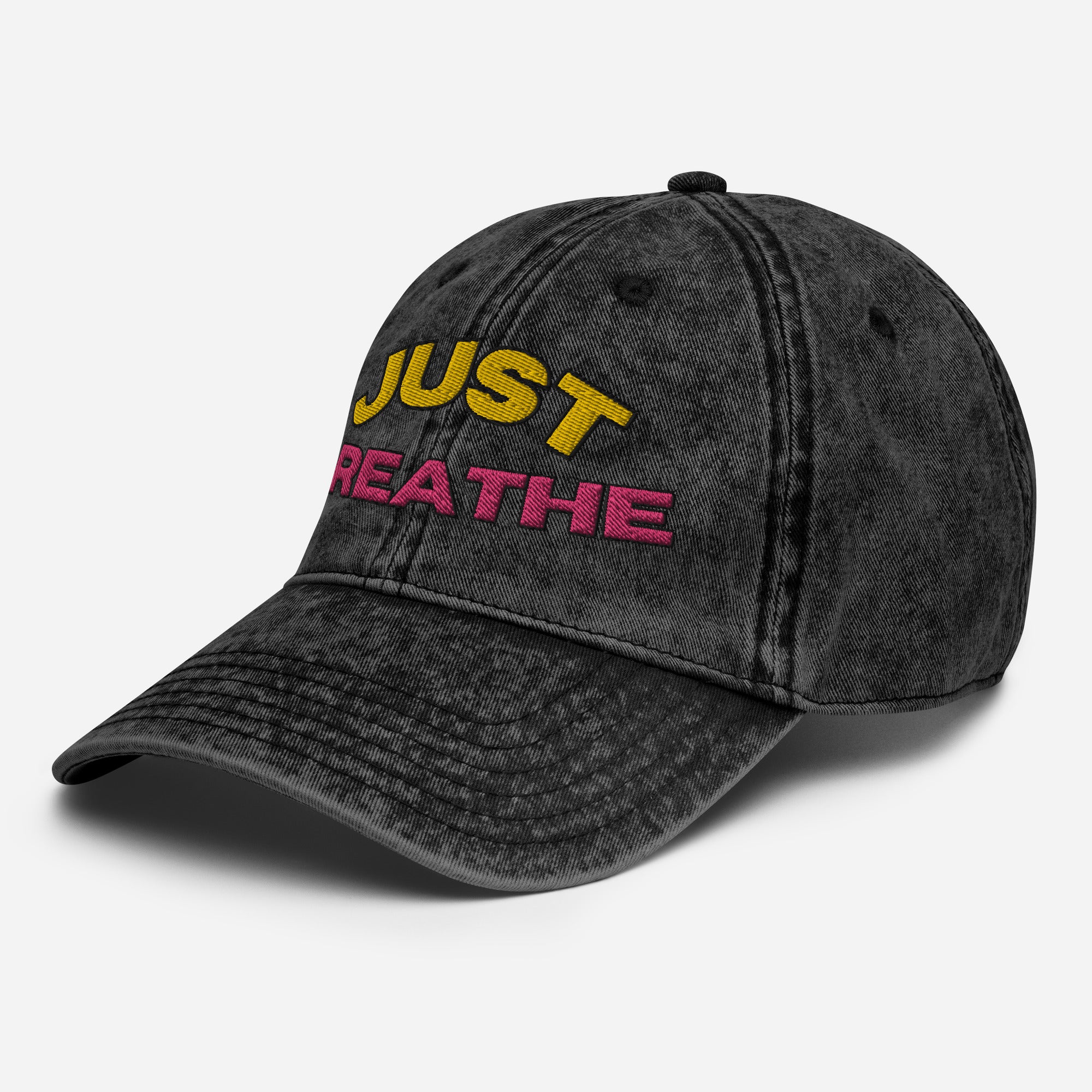 Just Breathe dad hat