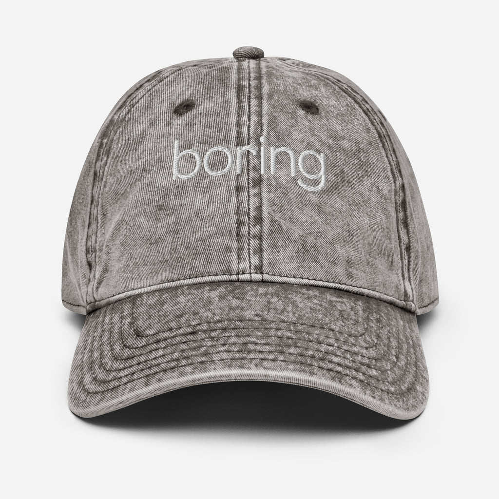 Boring dad hat